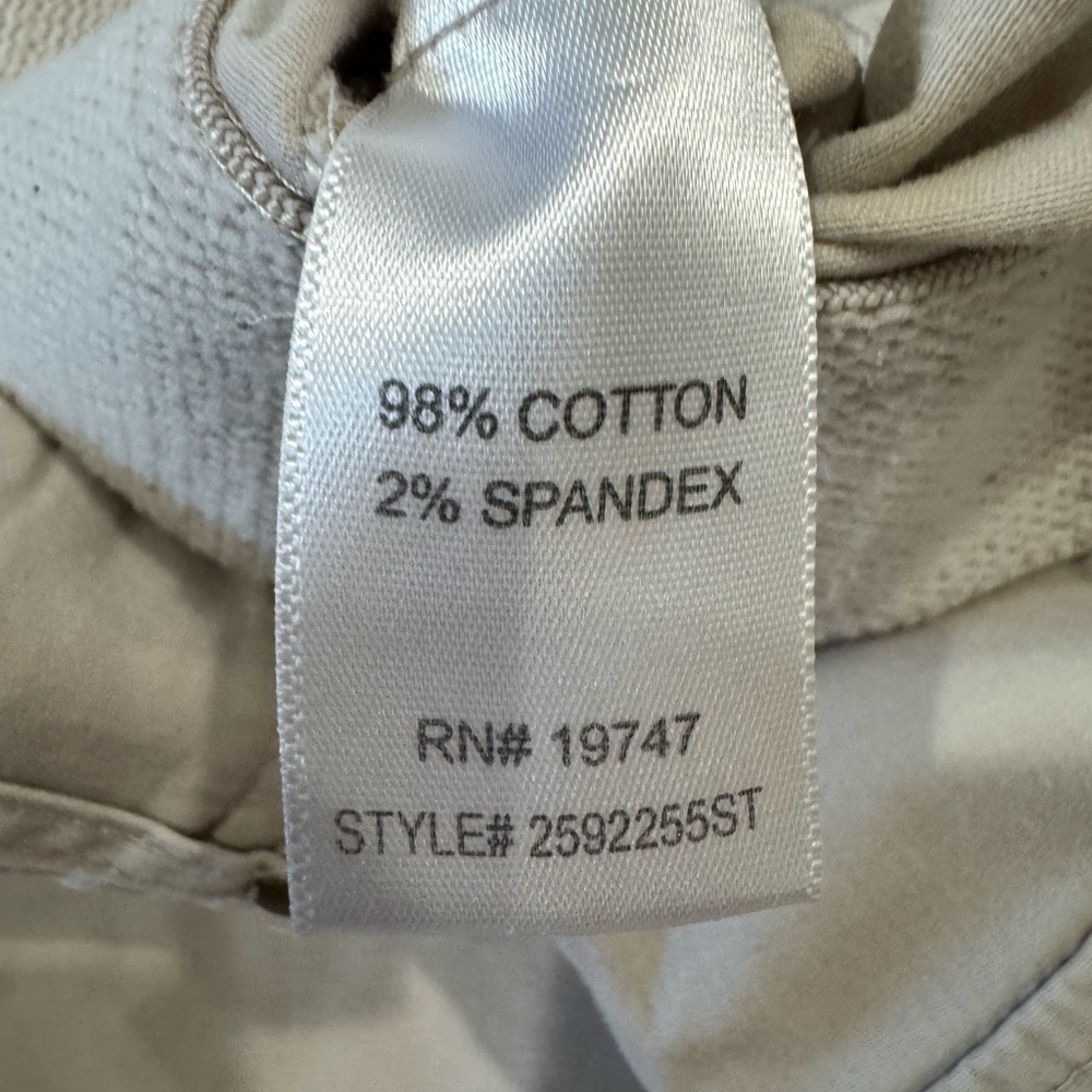 Counterparts Beige Cargo Capri Pants Stretch Cotton Utility Women’s 8 - Picture 4 of 7